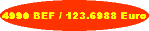 4990 BEF / 123.6988 Euro